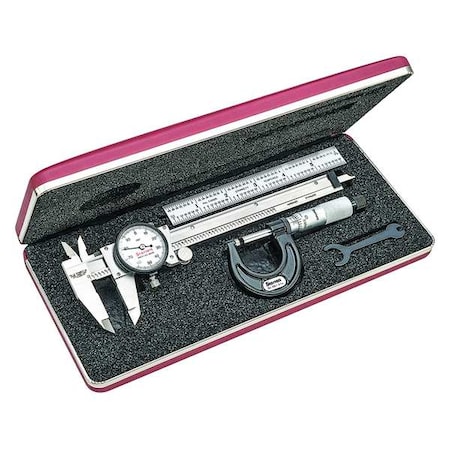 Precision Measuring Kit, Dial Caliper MPN:S909Z