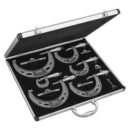 Outside Micrometer Set, 0 to 6