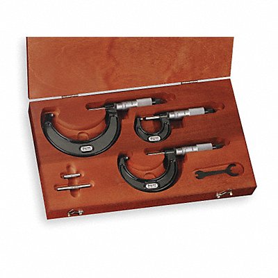 Micrometer Set 0 to 3 In 0.0001 In MPN:ST436.1AXFLZ