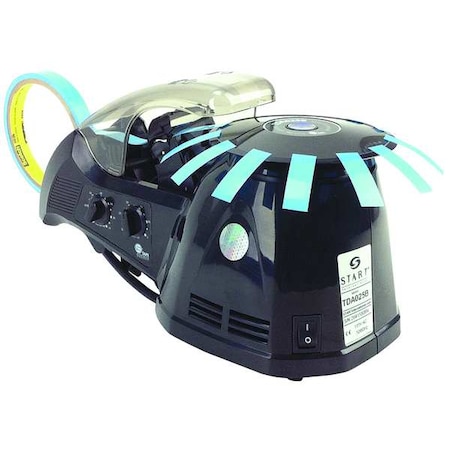 Tape Carousel Dispenser, 15/16 in Max. Tape Width. 5 7/8 in Tape Core Dia, Black MPN:TDA025B