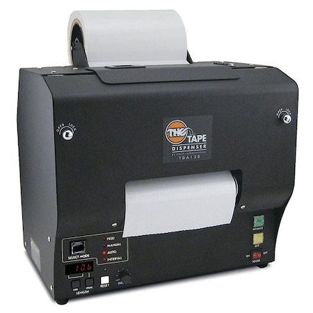 Tape Dispenser, 5 15/16 in Max. Tape Width. 9 in Tape Core Dia, Black MPN:TDA150-M