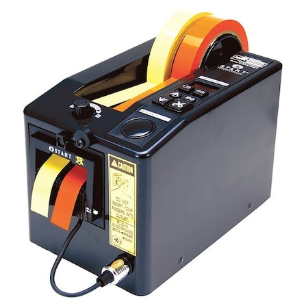 Tape Dispenser, 2 in Max. Tape Width. 7 in Tape Core Dia, Black MPN:ZCM1000E