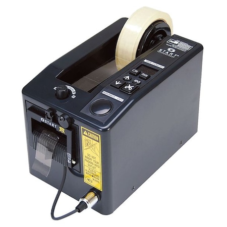 Tape Dispenser, 2 in Max. Tape Width. 7 in Tape Core Dia, Black MPN:ZCM1000T