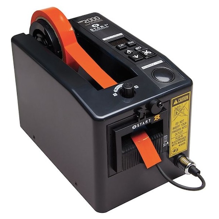 Tape Dispenser, 2 in Max. Tape Width. 7 in Tape Core Dia, Black MPN:ZCM2000NM