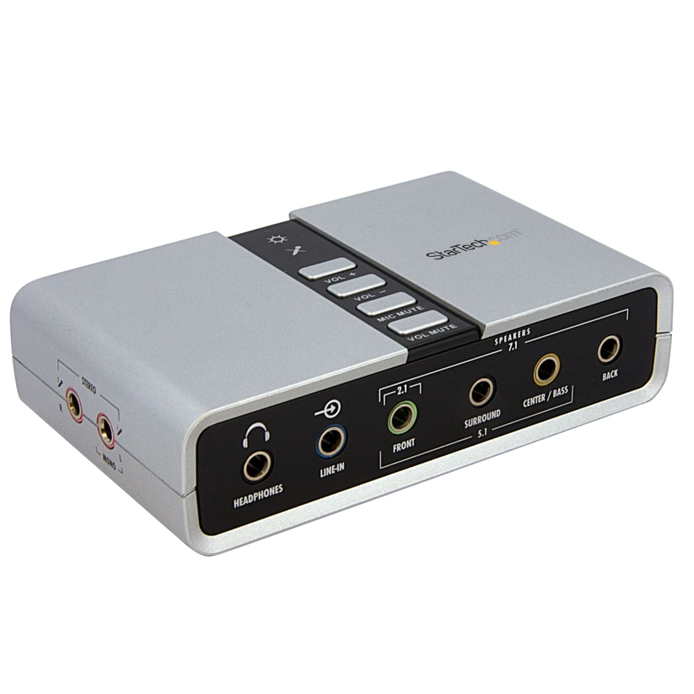 StarTech.com 7.1 USB Sound Card - External Sound Card - ICUSBAUDIO7D MPN:ICUSBAUDIO7D