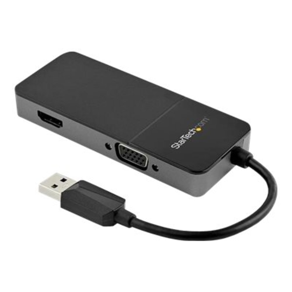 StarTech.com USB 3.0 to HDMI and VGA Adapter -4K/1080p USB Type A Dual Monitor Multiport Display Adapter Converter -External Graphics Card MPN:USB32HDVGA