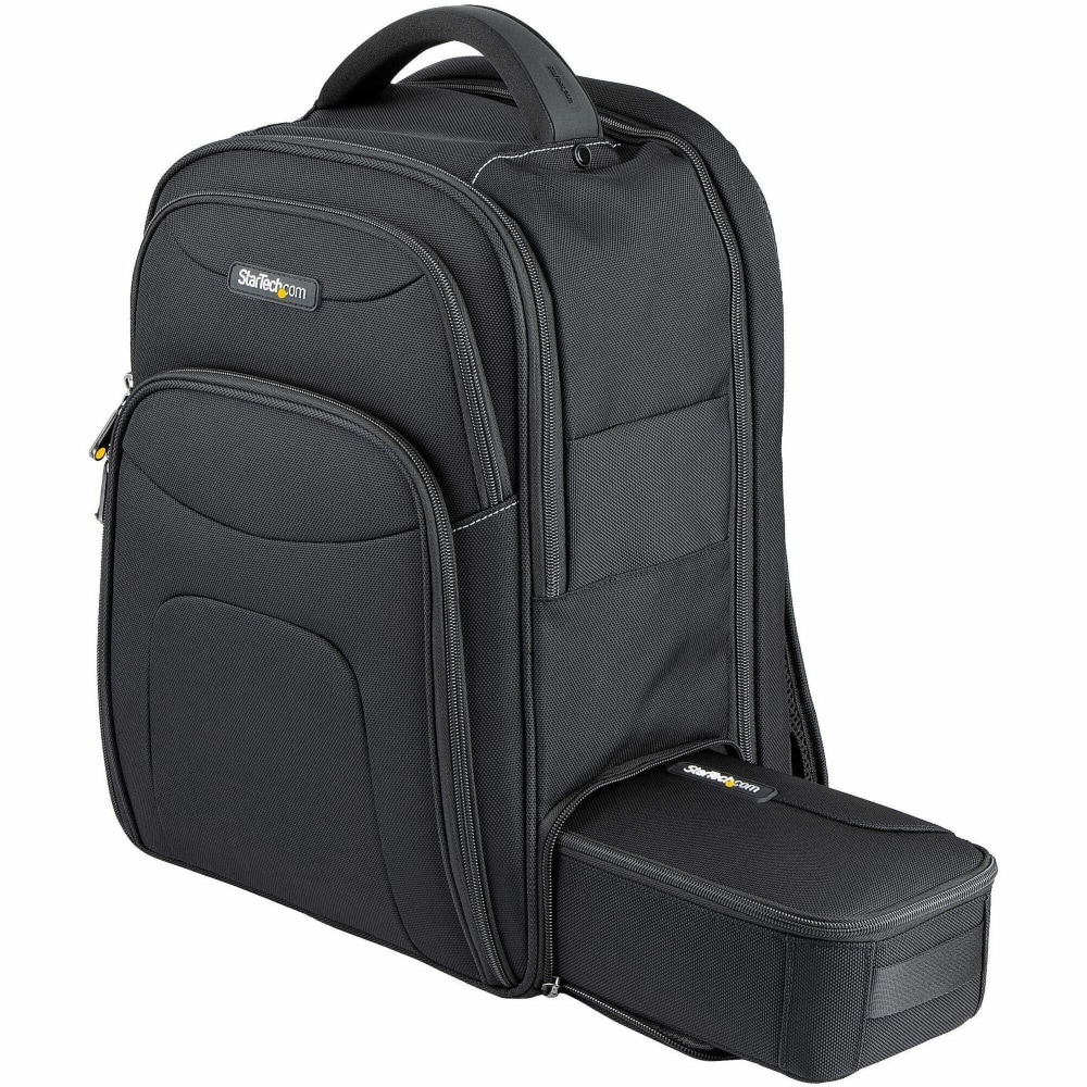 StarTech.com 15.6in Laptop Backpack, Removable Accessory Case, Business Travel Backpack, Ergonomic Commuter Bag, Notebook & Tablet Pockets MPN:NTBKBAG156