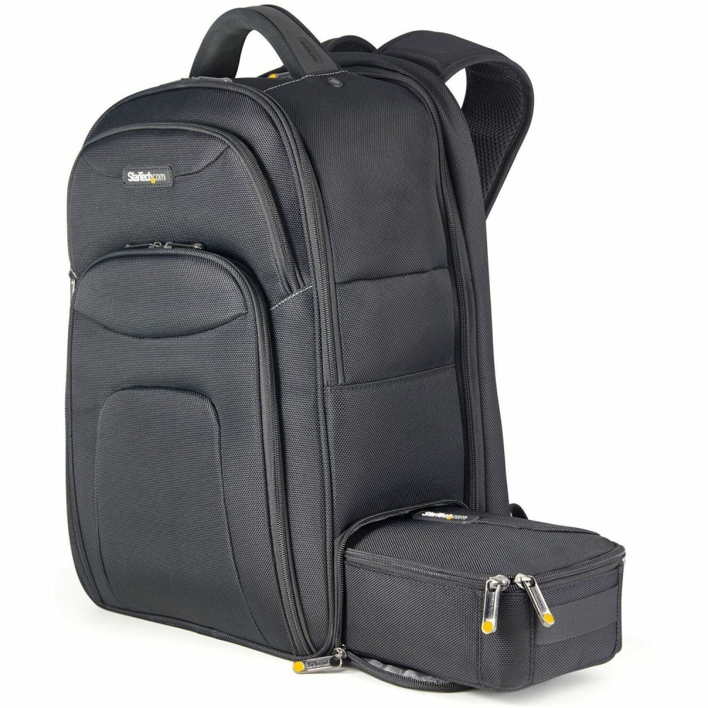 StarTech.com 17.3in Laptop Backpack, Removable Accessory Case, Business Travel Backpack, Ergonomic Commuter Bag, Notebook & Tablet Pockets MPN:NTBKBAG173