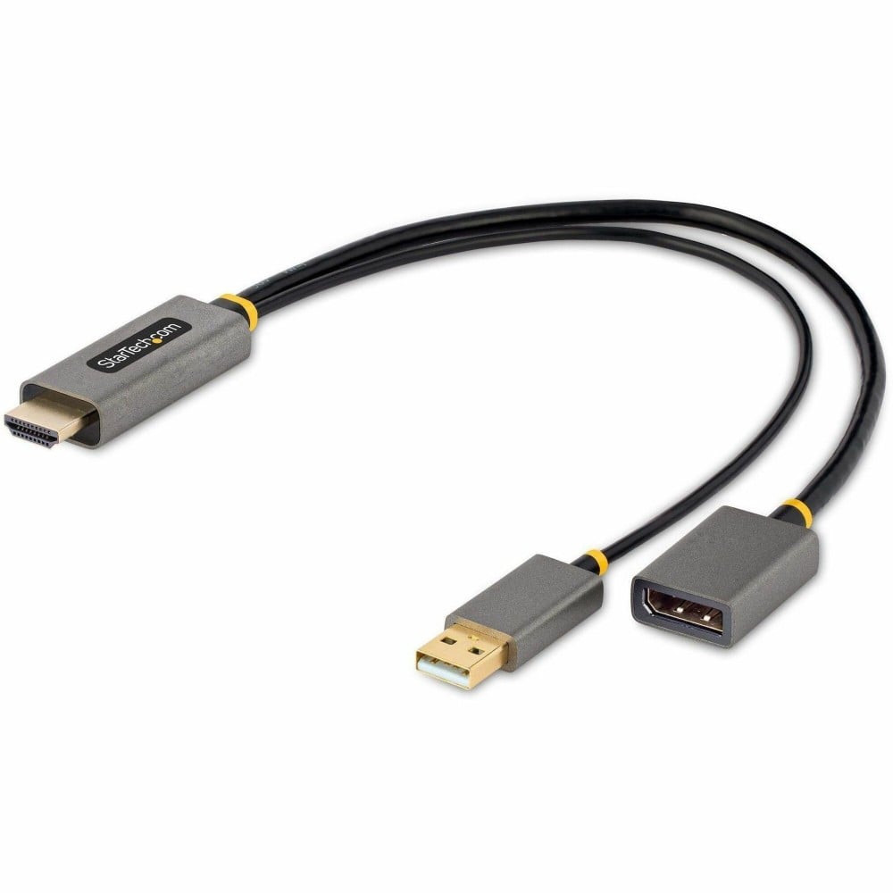 StarTech.com 1ft (30cm) HDMI to DisplayPort Adapter, 4K 60Hz HDR HDMI Source to DP Monitor, USB Bus Powered, HDMI 2.0 to DisplayPort 1.2 MPN:128-HDMI-DISPLAYPORT