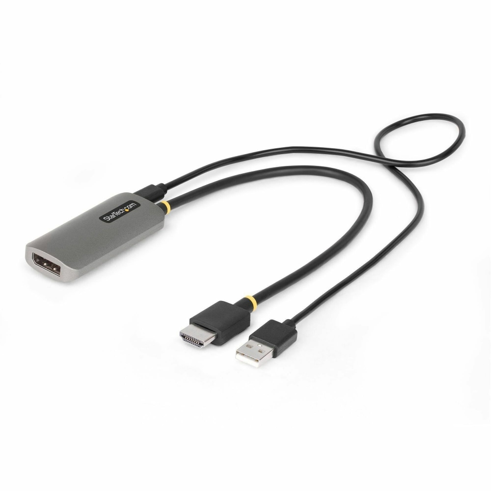 StarTech.com 1ft (30cm) HDMI to DisplayPort Adapter Cable, 8K 60Hz, Active HDMI 2.1 to DP 1.4 Video Converter, USB Bus Powered MPN:148B-HDMI-DP-8K
