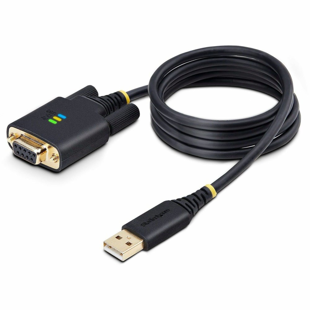 StarTech.com 3ft (1m) USB to Null Modem Serial Adapter Cable, COM Retention, FTDI, RS232, Changeable DB9 Screws/Nuts, Windows/macOS/Linux MPN:1P3FFCNB-USB-SERIAL