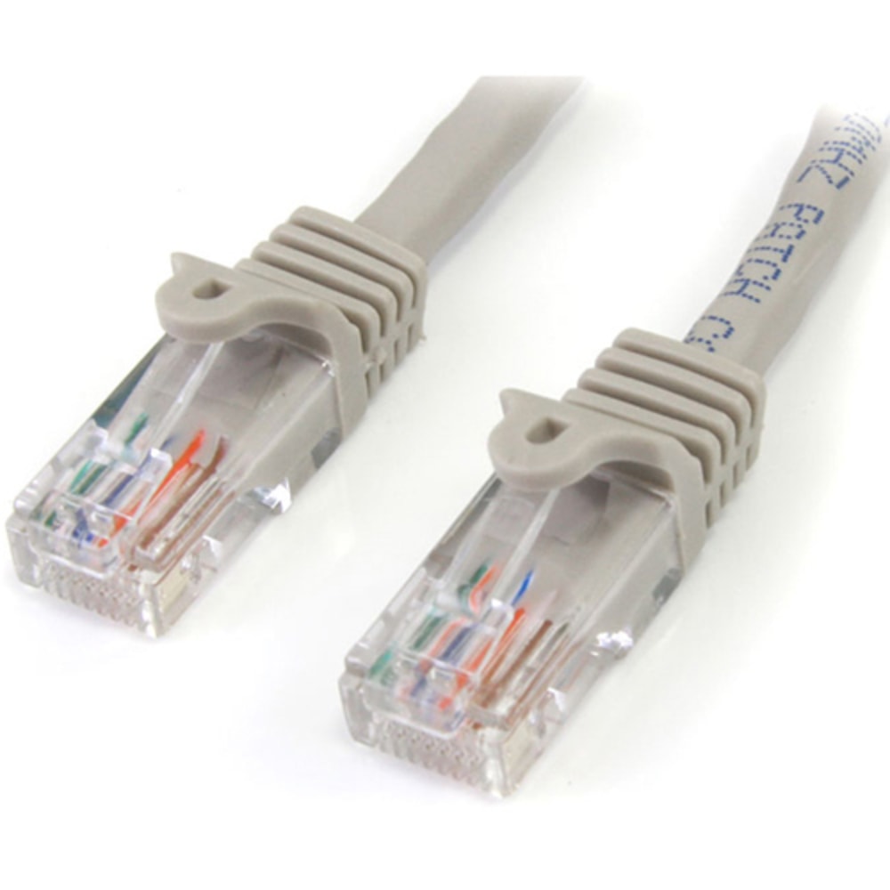 StarTech.com Cat5e Snagless UTP Patch Cable, 10ft, Gray MPN:45PATCH10GR