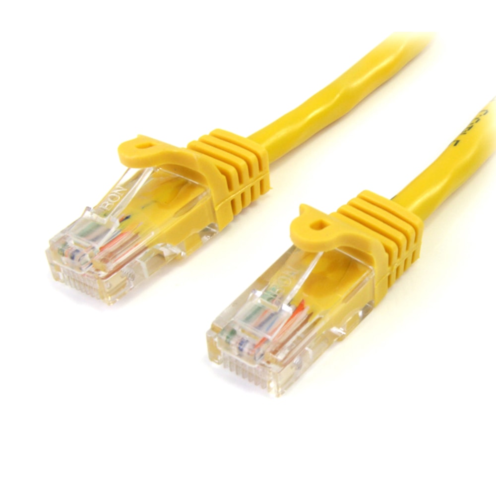 StarTech.com Cat5e Snagless UTP Patch Cable, 10ft, Yellow MPN:45PATCH10YL