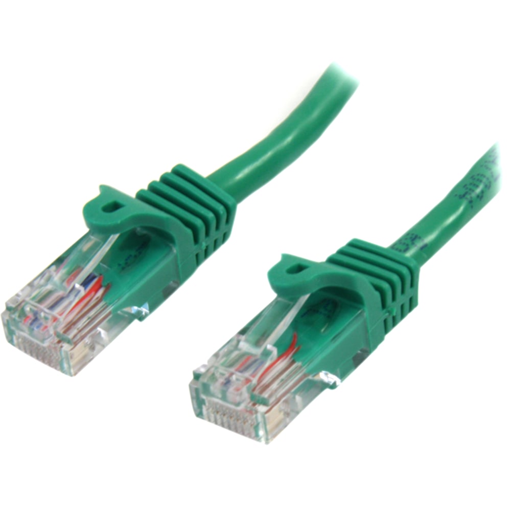 StarTech.com Cat5e Snagless UTP Patch Cable, 15ft, Green MPN:45PATCH15GN