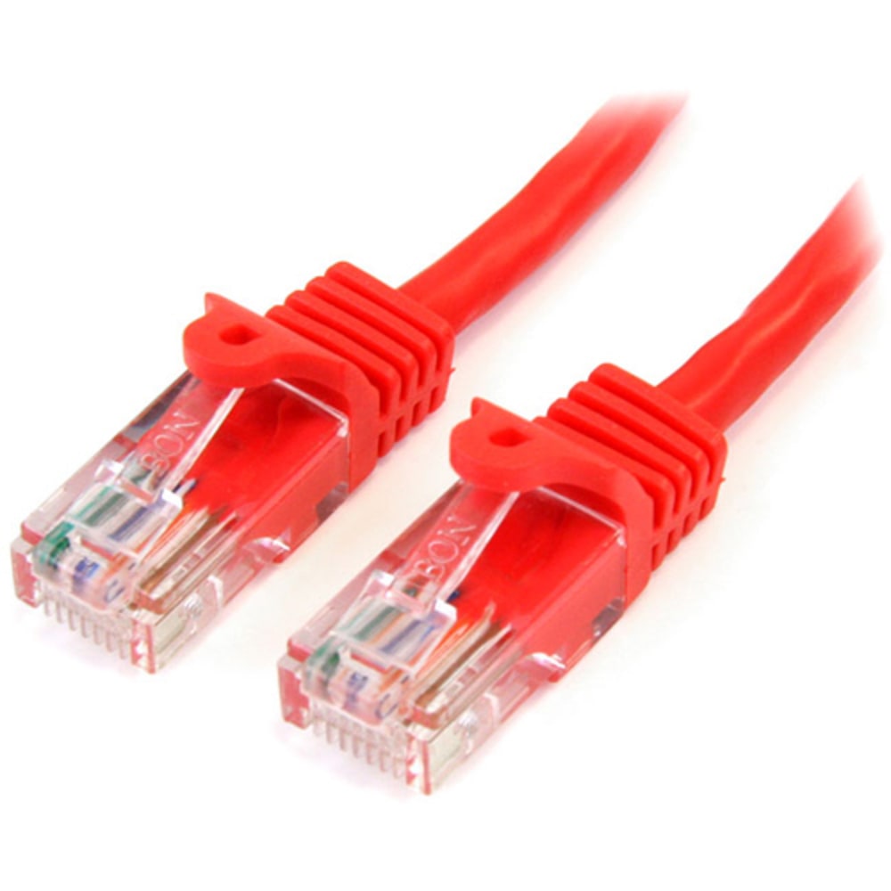 StarTech.com Cat5e Snagless UTP Patch Cable, 50ft, Red MPN:45PATCH50RD