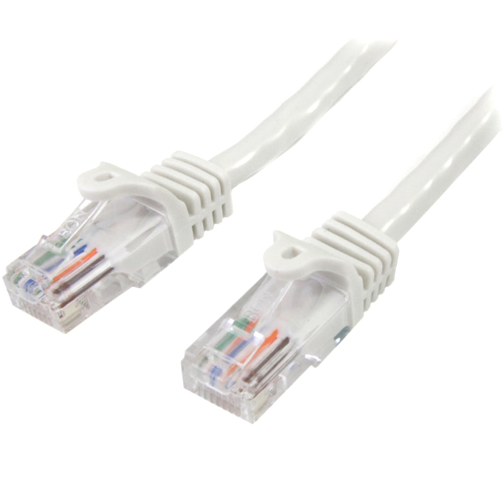 StarTech.com Cat5e Snagless UTP Patch Cable, 5ft, White MPN:45PATCH5WH