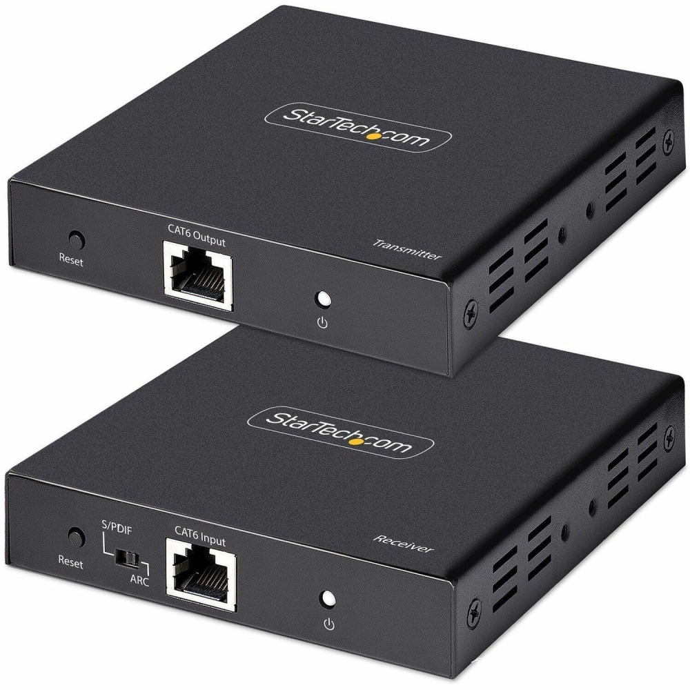 StarTech.com 4K HDMI Extender Over CAT5/CAT6 Cable, 4K 60Hz Video Extender Up to 230ft (70m), HDMI Over Ethernet Cabling, S/PDIF Audio Out MPN:4K70IC-EXTEND-HDMI