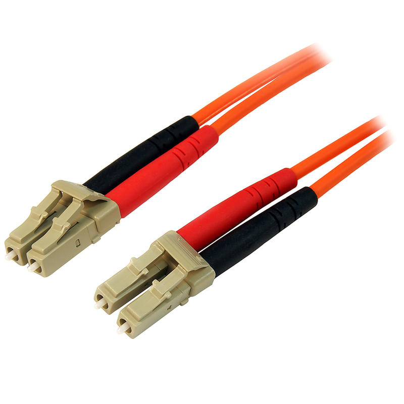 StarTech.com 1m Fiber Optic Cable - Multimode Duplex 50/125 - LSZH - LC/LC - OM2 - LC to LC Fiber Patch Cable MPN:50FIBLCLC1