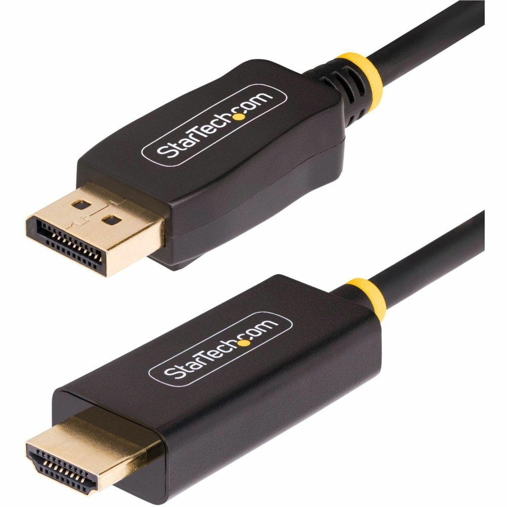 StarTech.com 6.6ft (2m) DisplayPort to HDMI Adapter Cable, 4K 60Hz with HDR, DP to HDMI 2.0b Cable, Active Video Converter MPN:6F-DP-HDMI-4K60-HDR