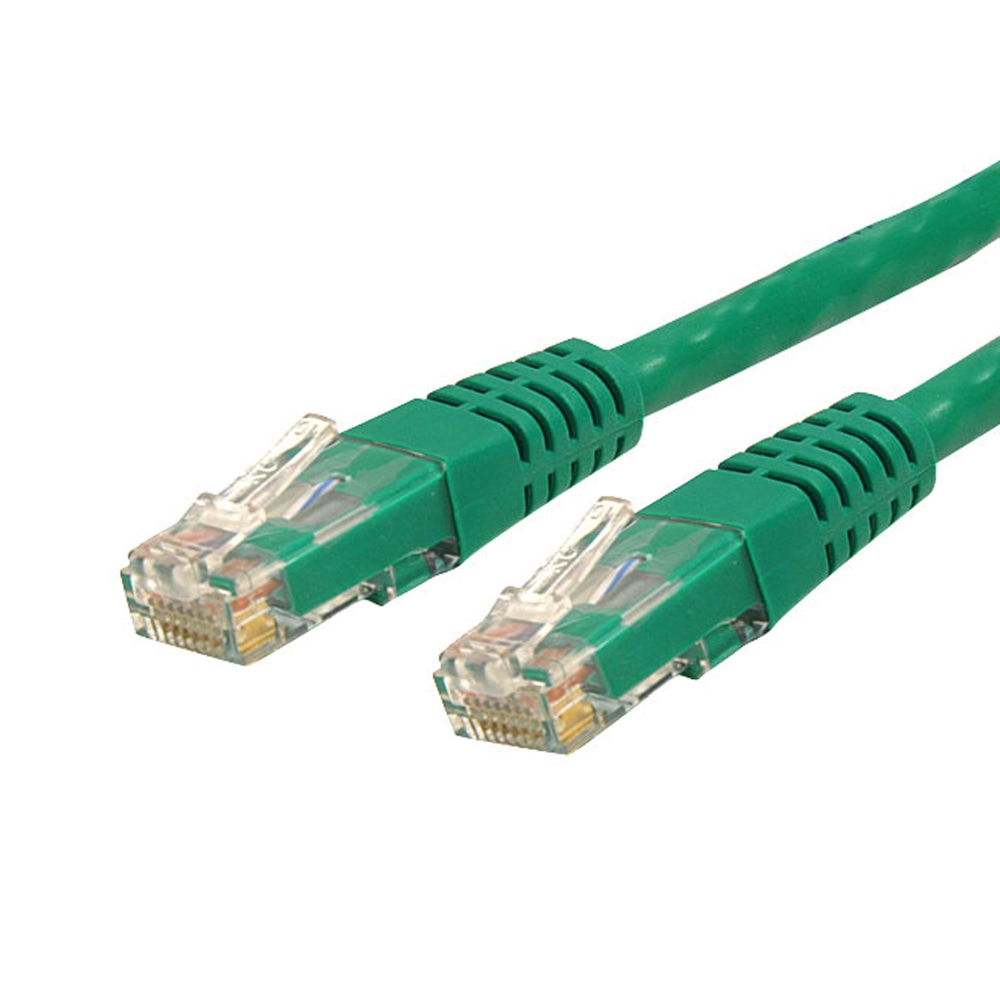 StarTech.com 35ft CAT6 Ethernet Cable - Green Molded Gigabit CAT 6 Wire MPN:C6PATCH35GN