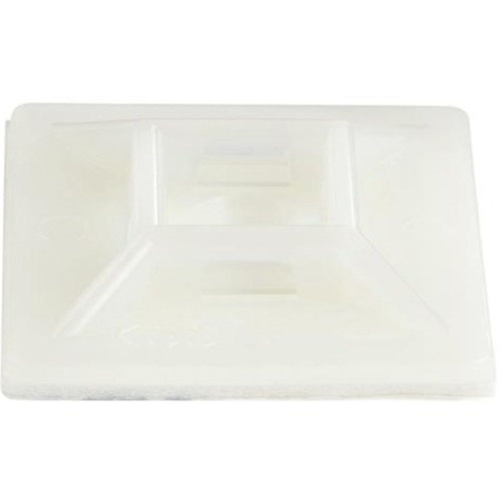 StarTech.com 100 Pack Cable Tie Mounts with Adhesive Tape for 0.21in (5.5mm) Wide Ties - Nylon/Plastic Zip Tie Mounts - 94V-2 Fire & UL MPN:CBMCTM3