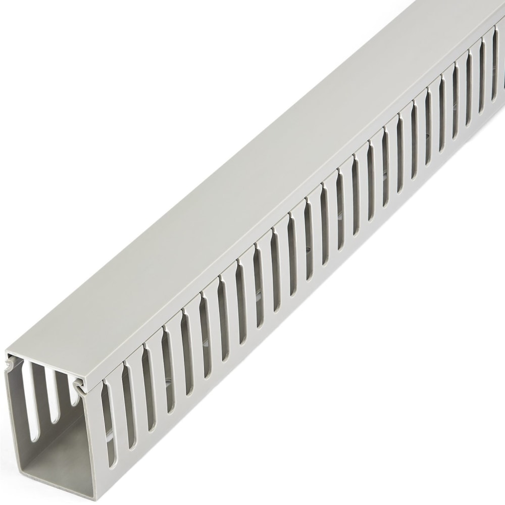 StarTech.com Cable Management Raceway w/Parallel Slots 78in - Network Cable Hider Kit - Slotted Wire Duct System - CBMWD5075 MPN:CBMWD5075