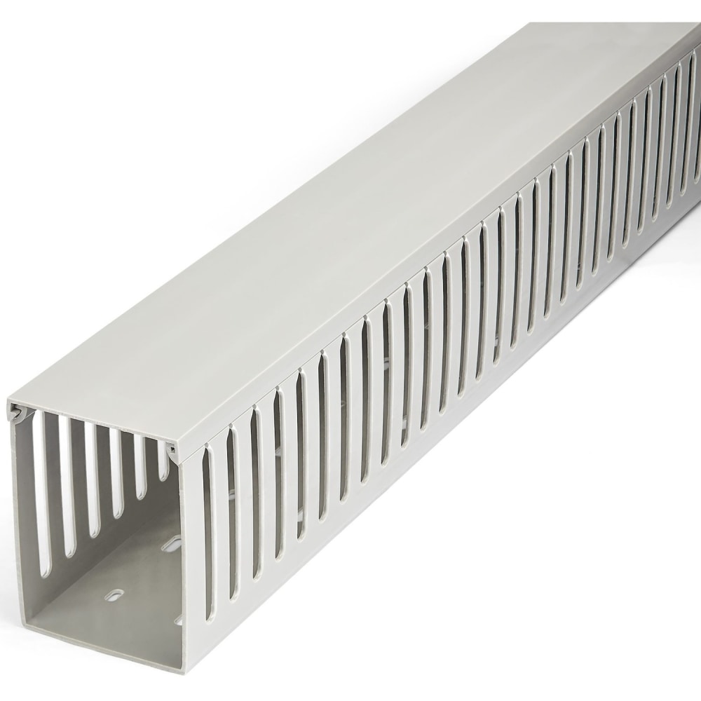 StarTech.com Cable Management Raceway w/Parallel Slots 78in - Network Cable Hider Kit - Slotted Wire Duct System - Cord Concealer UL MPN:CBMWD75100