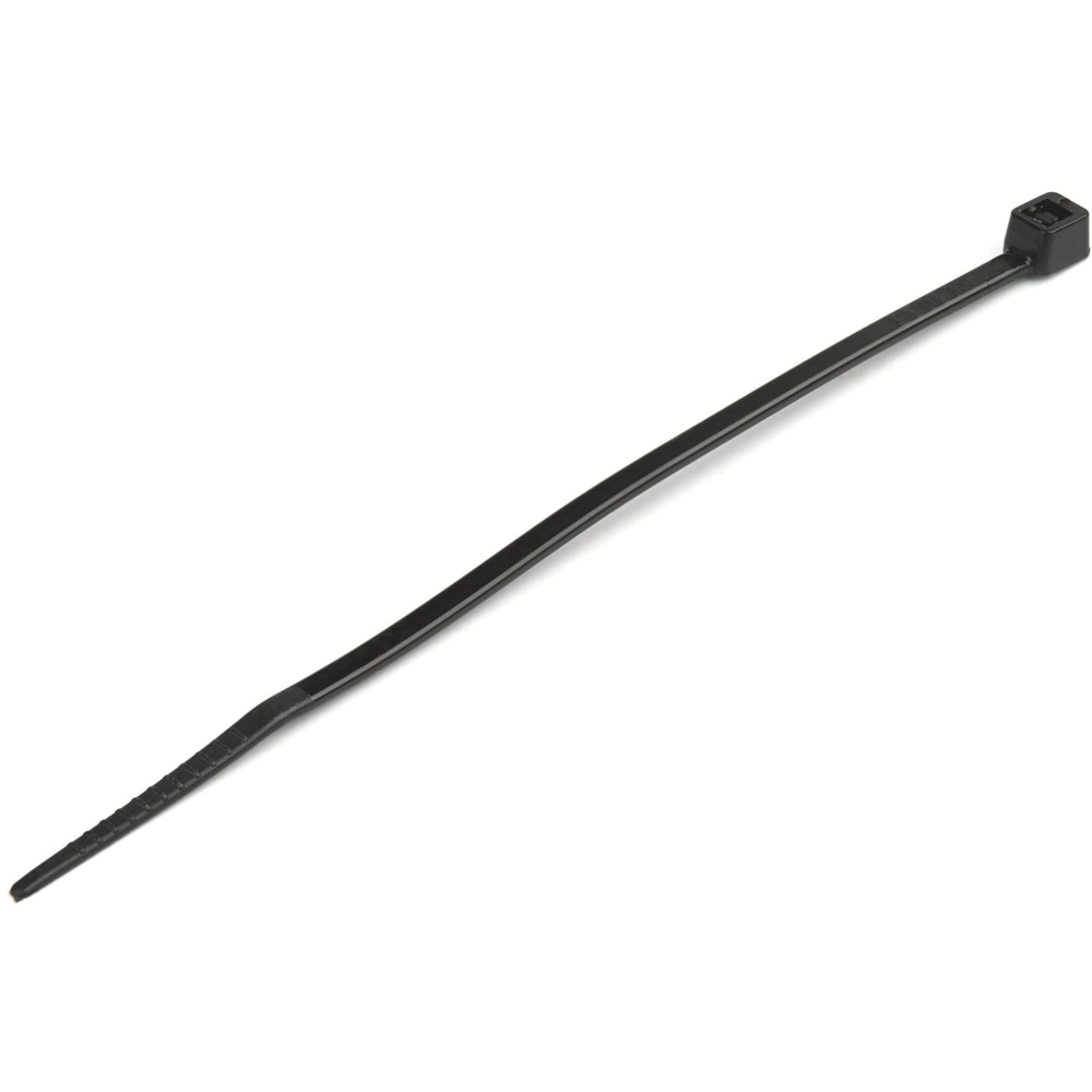 StarTech.com 1000 Pack 4in Cable Ties - Black Small Nylon/Plastic Zip Ties Adjustable Network Cable Wraps UL TAA MPN:CBMZT4BK