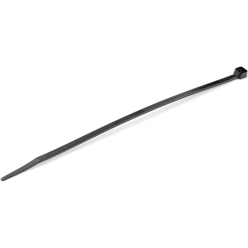 StarTech.com 100 Pack 8in Cable Ties - Black Large Nylon/Plastic Zip Ties Adjustable Network Cable Wraps UL TAA MPN:CBMZT8B