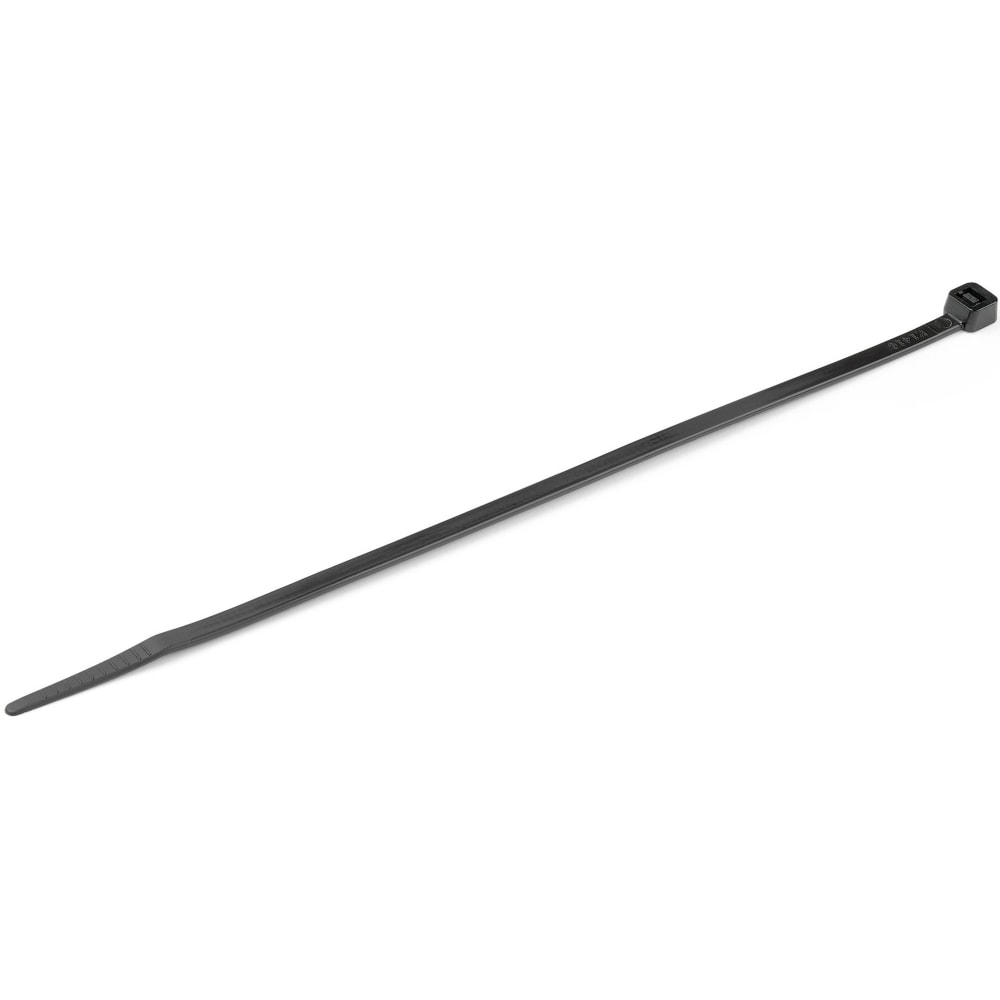 StarTech.com 1000 Pack 8in Cable Ties - Black Large Nylon/Plastic Zip Ties Adjustable Network Cable Wraps UL TAA MPN:CBMZT8BK
