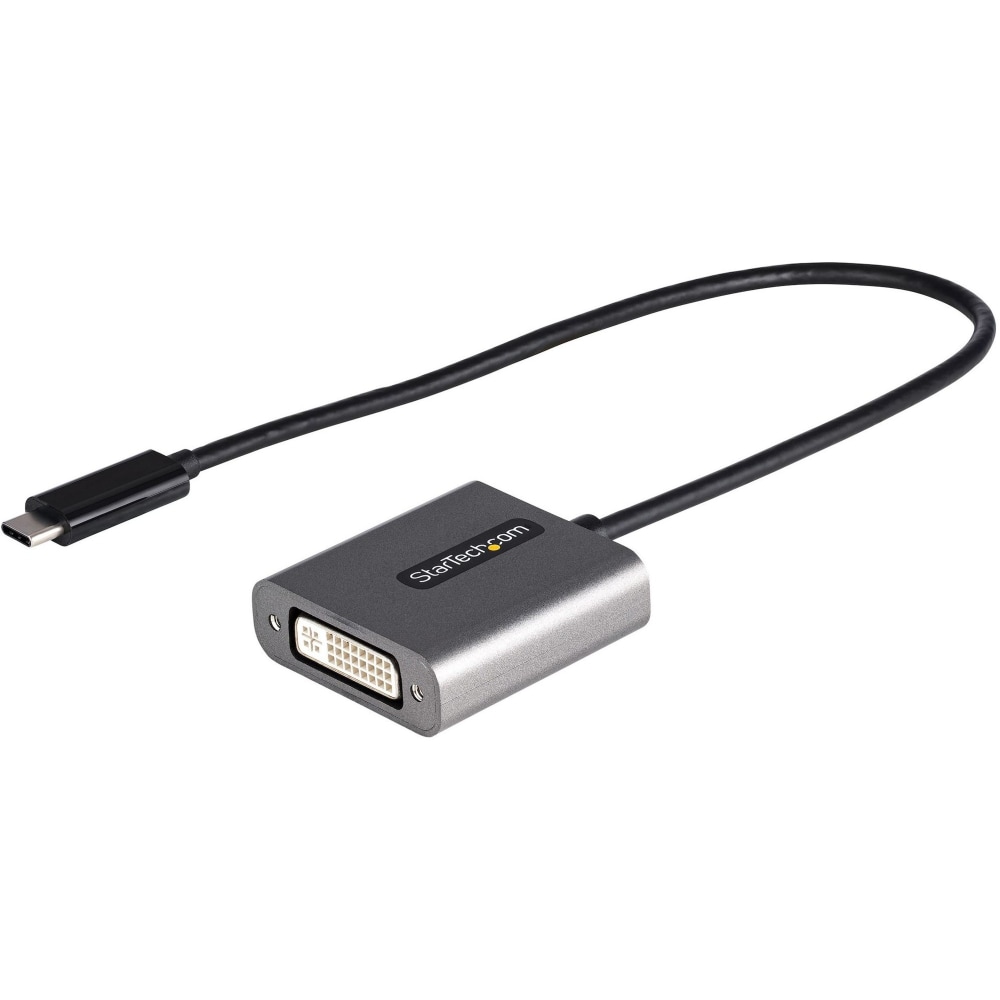 StarTech.com USB C to DVI Adapter, 1920x1200p, USB Type-C to DVI-D Adapter Dongle, USB-C to DVI Display/Monitor Video Converter, 12in Cable MPN:CDP2DVIEC