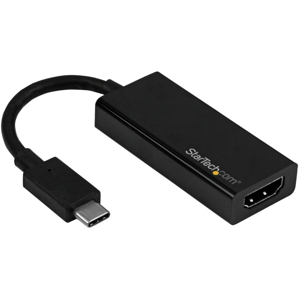 StarTech.com USB-C to HDMI Adapter - USB Type-C to HDMI Converter - 4K 60Hz - External video adapter - USB-C - HDMI - black - - CDP2HD4K60 MPN:CDP2HD4K60