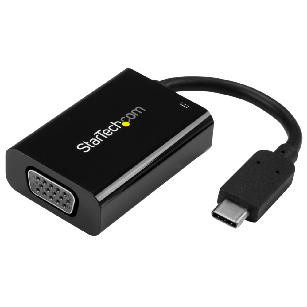 StarTech.com USB C to VGA Adapter with Power Delivery, 1080p USB Type-C to VGA Monitor Video Converter with Charging, 60W PD Pas - CDP2VGAUCP MPN:CDP2VGAUCP