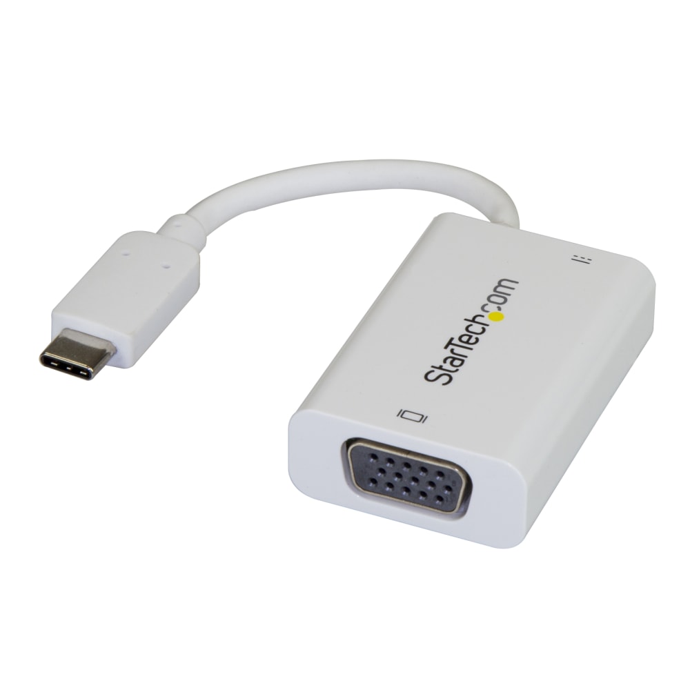 StarTech.com USB-C TO VGA WITH PD Connector MPN:CDP2VGAUCPW