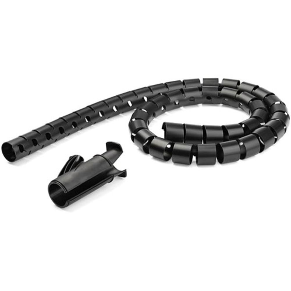 StarTech.com Management Sleeve Cable, 4.9ft, Black MPN:CMSCOILED