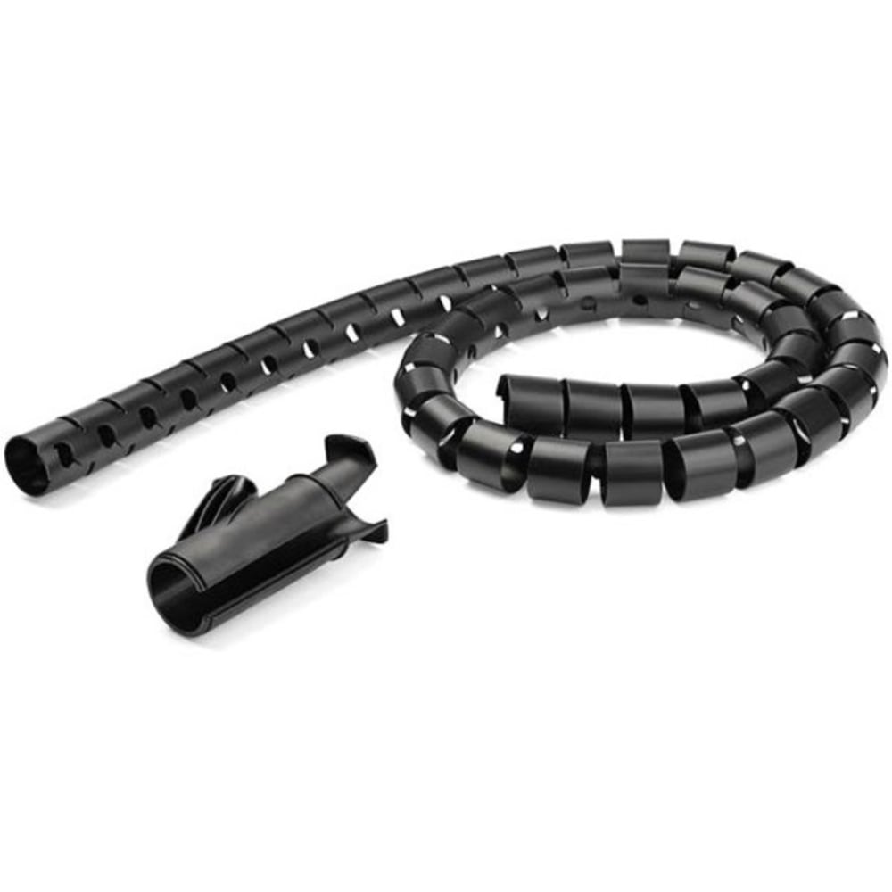 StarTech.com Management Sleeve Cable, 8.2ft, Black, 7BB937 MPN:CMSCOILED4