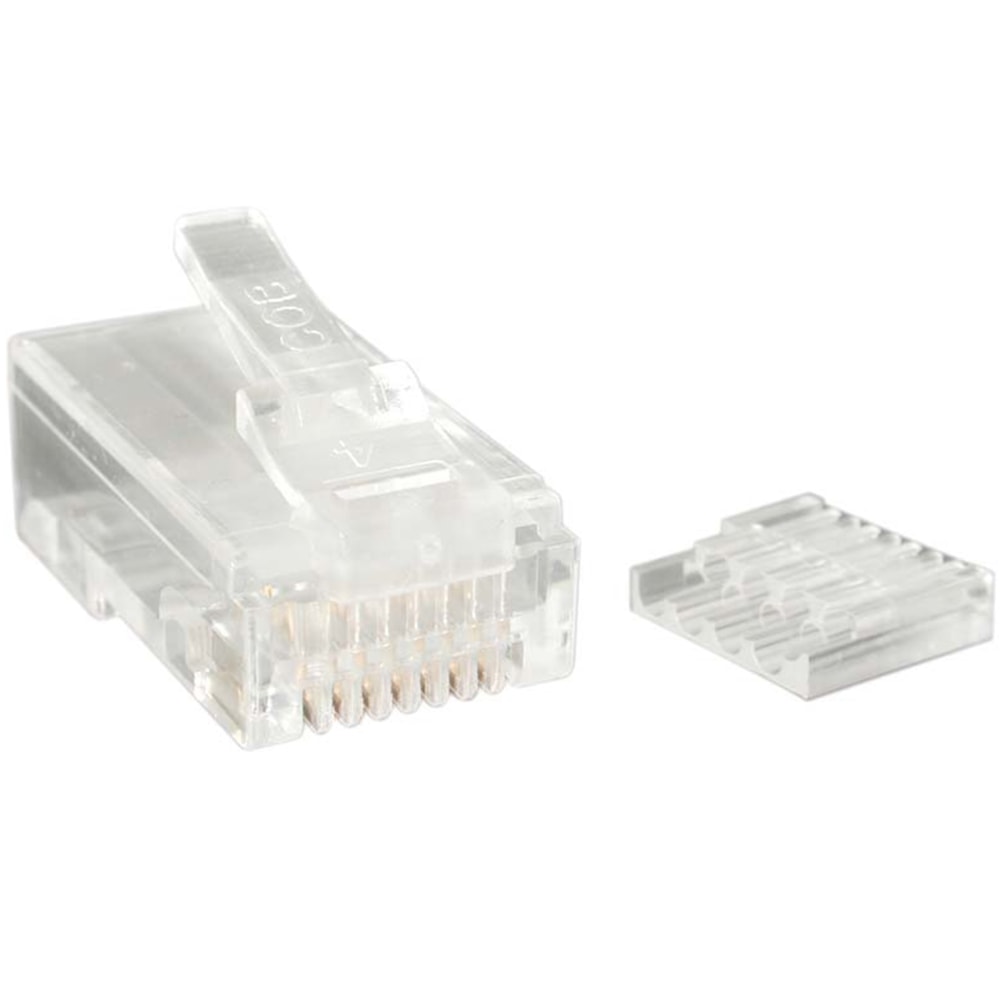 StarTech.com Cat 6 RJ45 Stranded Modular Plug Connector - 50 Pack MPN:CRJ45C6STR50