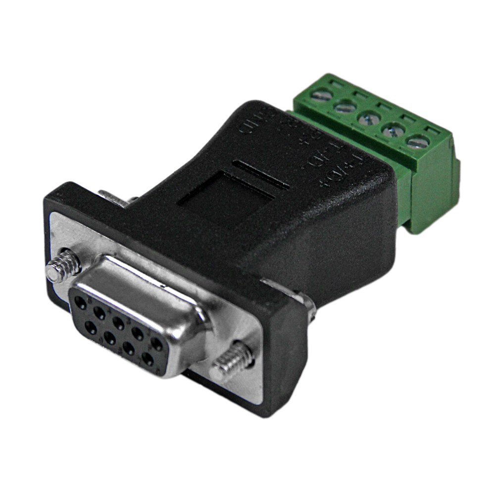 StarTech.com RS422 RS485 Serial DB9 to Terminal Block Adapter - Serial adapter - 5 pin terminal block to D - DB92422 MPN:DB92422