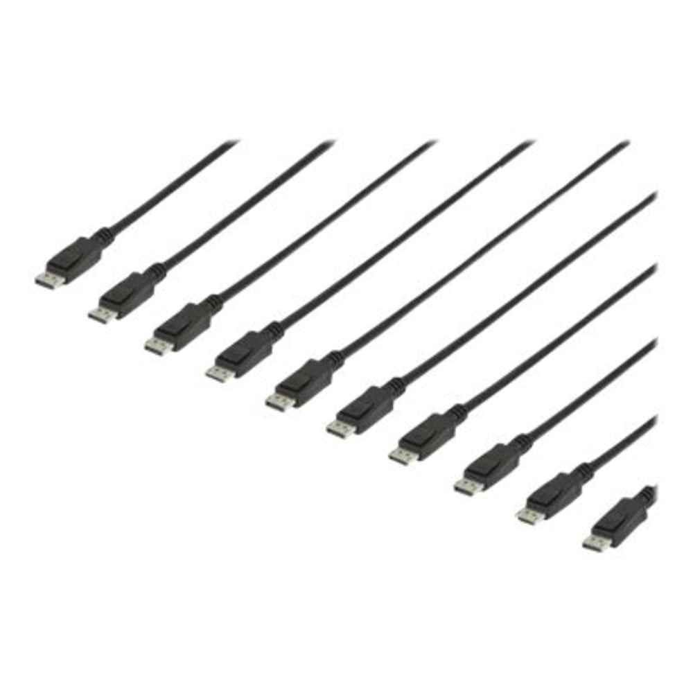 StarTech.com 15 ft/4.6 m DisplayPort Cable with Latches Multipack - 10 Pack DisplayPort 1.2 Cable - 4K Male DP Cord (DISPLPORT15L10PK) MPN:DISPLPORT15L10PK