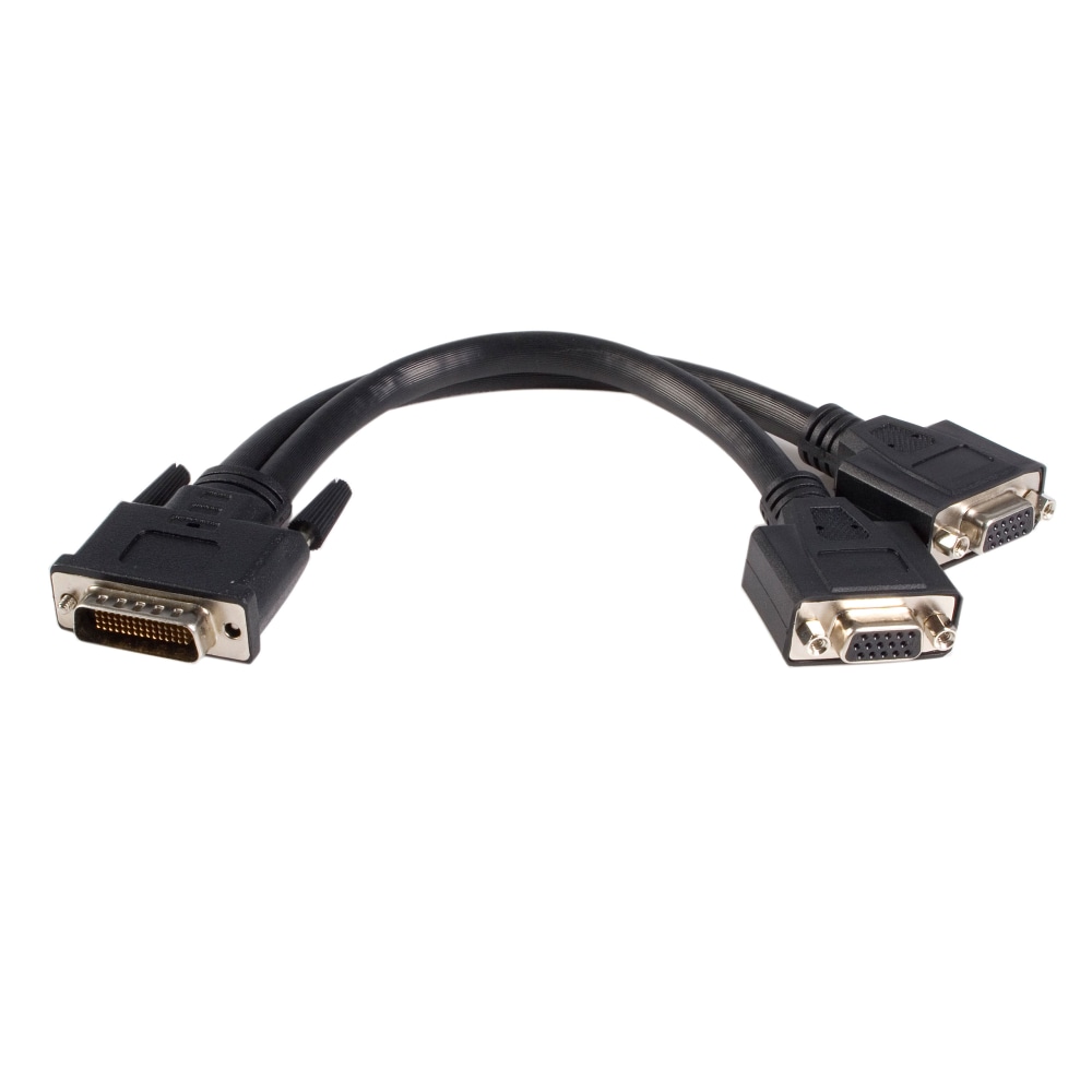 StarTech.com LFH 59 Male to Dual Female VGA DMS 59 Cable - Connect two VGA monitors to your DMS/LFH graphics card. - DMSVGAVGA1 MPN:DMSVGAVGA1