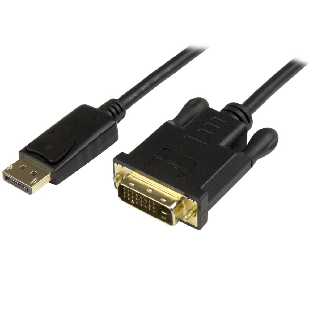 StarTech.com DisplayPort to DVI Converter Cable - DP to DVI Adapter - 3ft - 1920x1200 - 3 ft DisplayPort/DVI Video Cable - DP2DVI2MM3 MPN:DP2DVI2MM3