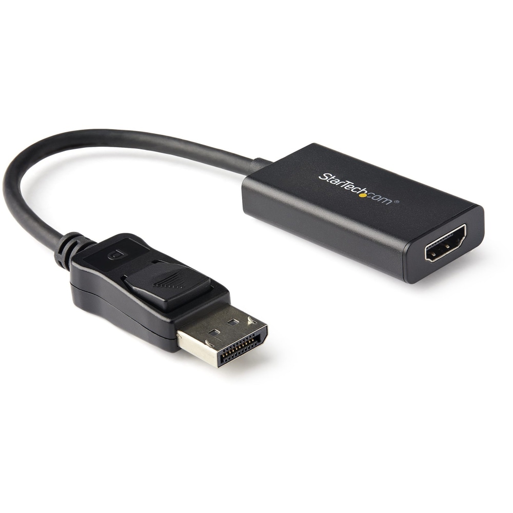 StarTech.com DisplayPort to HDMI Adapter, 4K 60Hz HDR10 Active DisplayPort 1.4 to HDMI 2.0b Converter, Latching DP Connector, DP to HDMI MPN:DP2HD4K60H