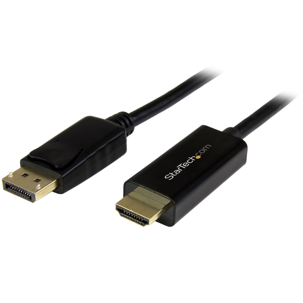 StarTech.com DisplayPort To HDMI Converter Cable, 3ft MPN:DP2HDMM1MB