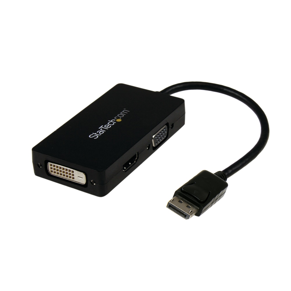 StarTech.com Travel A/V 3-in-1 DisplayPort To VGA DVI Or HDMI Adapter MPN:DP2VGDVHD