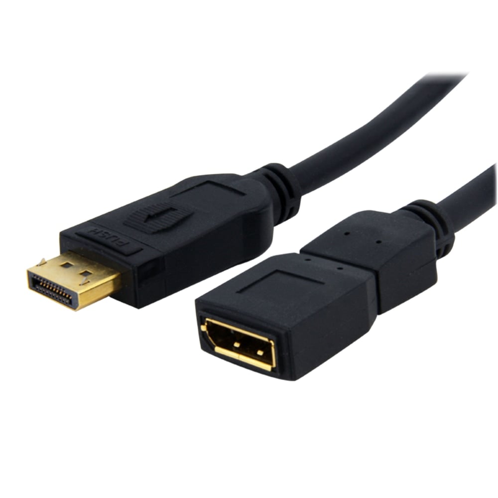 StarTech.com 6ft (2m) DisplayPort Extension Cable, 4K x 2K Video, DisplayPort Male to Female Extension Cable, DP 1.2 Extender Cable / Cord MPN:DPEXT6L