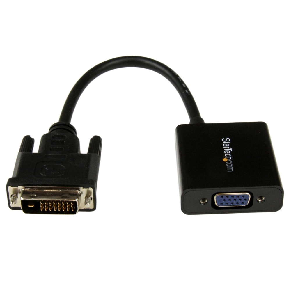 StarTech.com DVI-D To VGA Active Adapter Converter Cable, Black MPN:DVI2VGAE