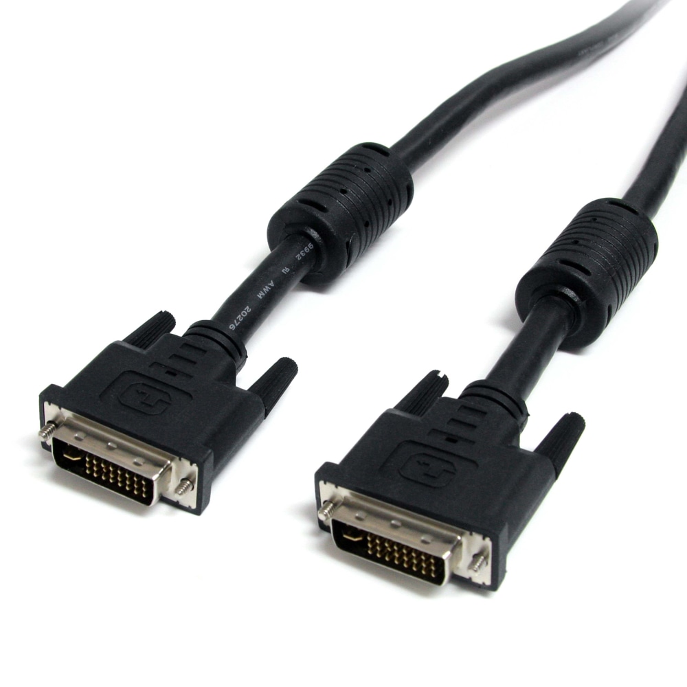 StarTech.com 10 ft DVI-I Dual Link Digital Analog Monitor Cable M/M - Provides a high speed, crystal clear connection between your DVI devices MPN:DVIIDMM10