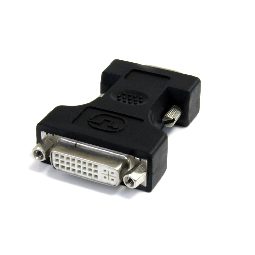 StarTech.com DVI to VGA Cable Adapter - Black - F/M - Use your DVI-I Display with a VGA video card - DVI to VGA - DVIVGAFMBK MPN:DVIVGAFMBK
