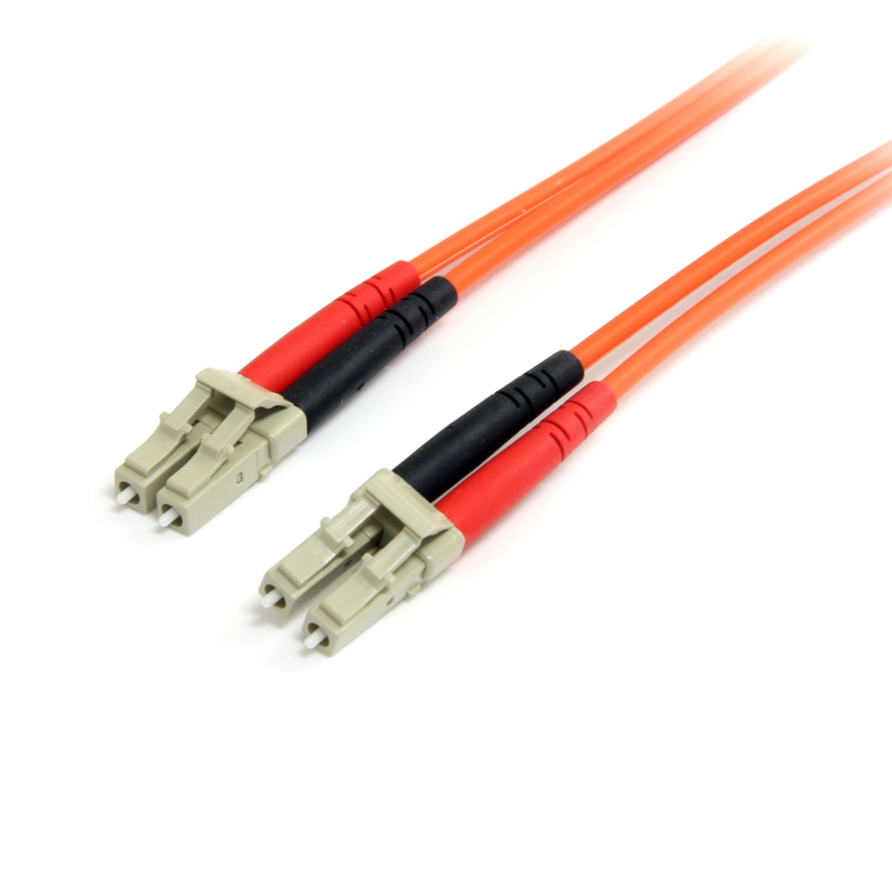StarTech.com 3m Fiber Optic Cable - Multimode Duplex 62.5/125 LSZH Fiber Jumper Cord - LC/LC - Connect fiber network devices - FIBLCLC3 MPN:FIBLCLC3