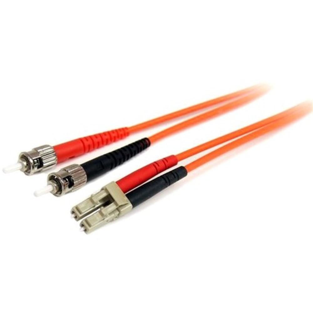 StarTech.com 2m Fiber Optic Cable - LSZH - LC/ST - OM1 - LC to ST Fiber Patch Cable - 2m LC/ST Fiber Optic Cable - FIBLCST2 MPN:FIBLCST2